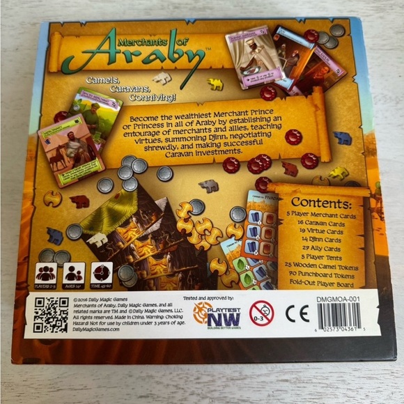 Merchants of Araby board game - kickstarter edition - Picture 2 of 2